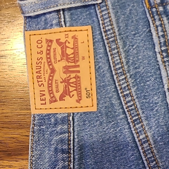 Vintage Red Tag Levi’s 501 Jean Shorts Size 29 - Picture 2 of 7